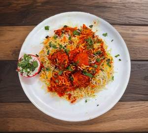 Chicken tikka biryani