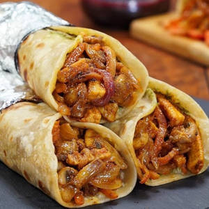 Mushroom Schezwan Roll