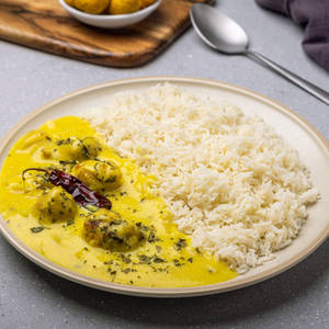 Punjabi Kadhi Chawal