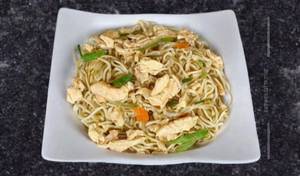 Double Egg Chicken Noodles