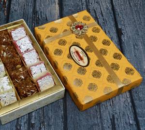3 - Line Box #1  (500 Gms) ( Bikneri,  Dhodha, Pink Burfi)