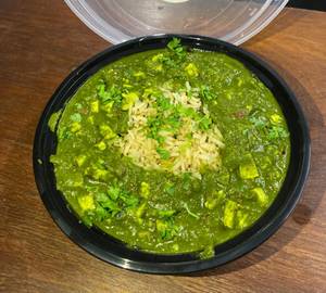 Palak Paneer  Rice Bowl