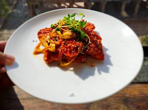 WOK FRIED TOFU & MUSHROOM