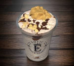 Peanut butter brownie thickshake
