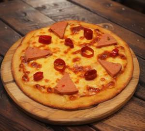 Chicken Salami, Paprika Pizza 17.78 Cm