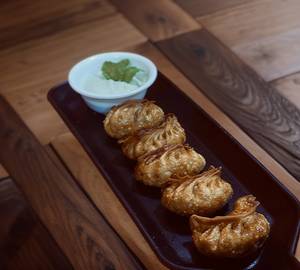 Chicken momos fried