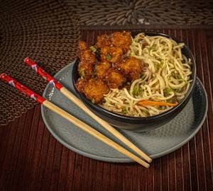 Manchurian Noodles Bowl
