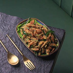 Crispy Fried Okra (ladyfinger)