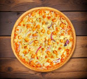 Paneer cheese pizza