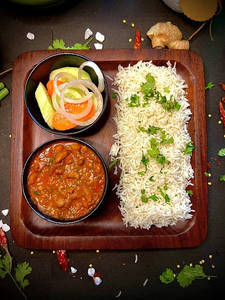 Punjabi Rajma With Rice