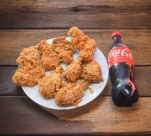 4 wing +2 pcs leg + 2 pcs chest with cold drinks [300 ml]