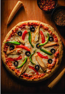 Baby Corn Pizza