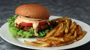 Veg Burger + Classic Fries