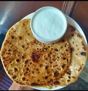 1 Tandoori Paratha With Plain Dahi