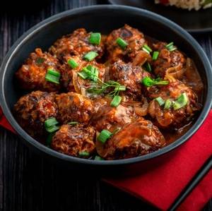 Mutton manchurian dry