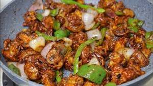 Mushroom Chilly Fry