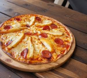 Chicken layer pizza