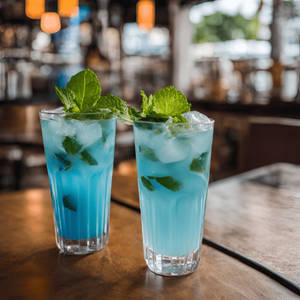 Blue Curacao Mojito