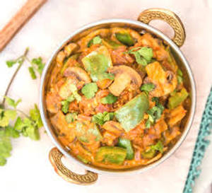 Punjabi Mushroom Kadhai