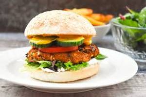 Mexican veg burger