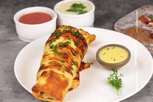 Egg Paneer Schezwan Roll