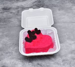 Red Velvet Heart Shape Bento Cakes ( 200 Grams)