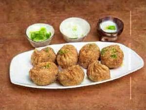 Cheese corn afghani momos