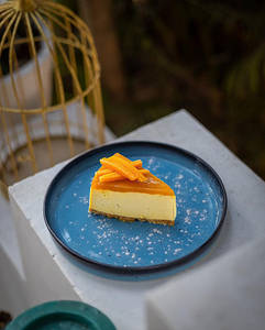 Mango Cheese Cake Slice