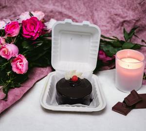 Chocolate Truffle Eggless Bento Cake [250 Gram]