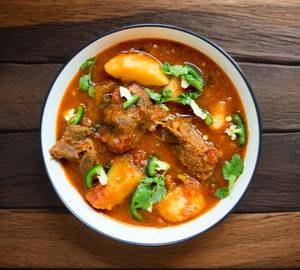 Mutton With Potato Curry [4 Pieces]