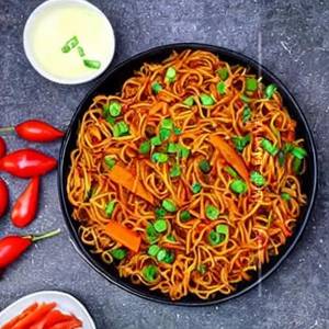 Veg Manchurian Noodles