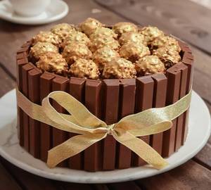 Ferrero Rocher Kitkat Luxury Cake