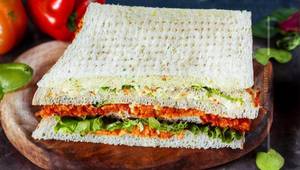 Jain Veg Cheese Kacha Sandwich 