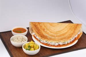 Mysore masala dosa with cheese