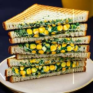 Spinach Corn Sandwich