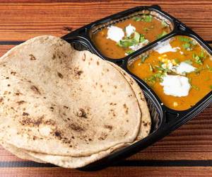 Cheese Tomato Thali ( Cheese Tomato + Dal Makhni + 3 Butter Chapati)