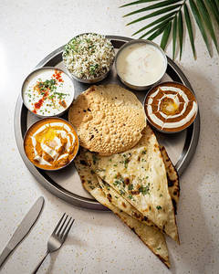 Vegetarian North Indian Thali