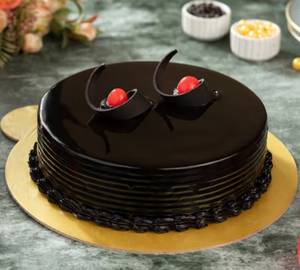 Eggless Choco Truffle Cake