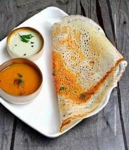 Onion rava plain dosa