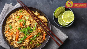 Burnt Garlic Fried Rice (Chicken) [Serves 2]