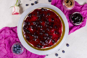 Blueberry Cheese Cake (1 Kg)