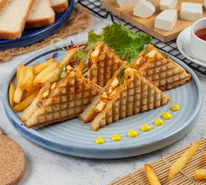 Paneer Tikka & Onion Sandwich