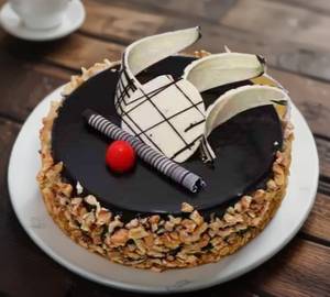 Chocolate walnut cake