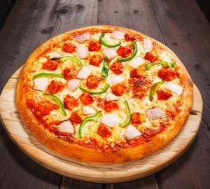 Tandoori paneer pizza