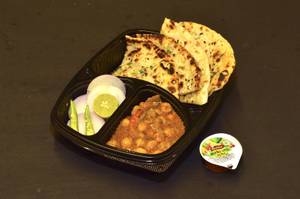 2 Aloo Kulcha With Chole Masala