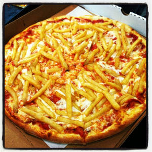 French Fries Pizza
