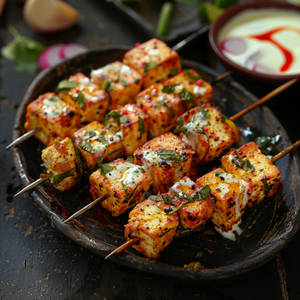 Butter Rosted Paneer Tikka[6 Psc ]