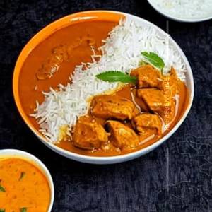 Butter Chicken Rice Bowl