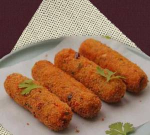 Special veg finger 8 piece and tomato ketchup.