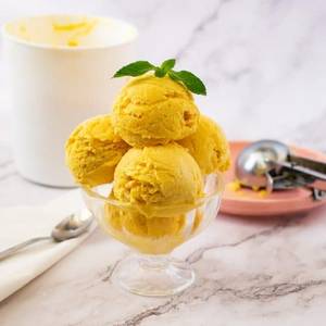 Mango ice cream [1 scoop]